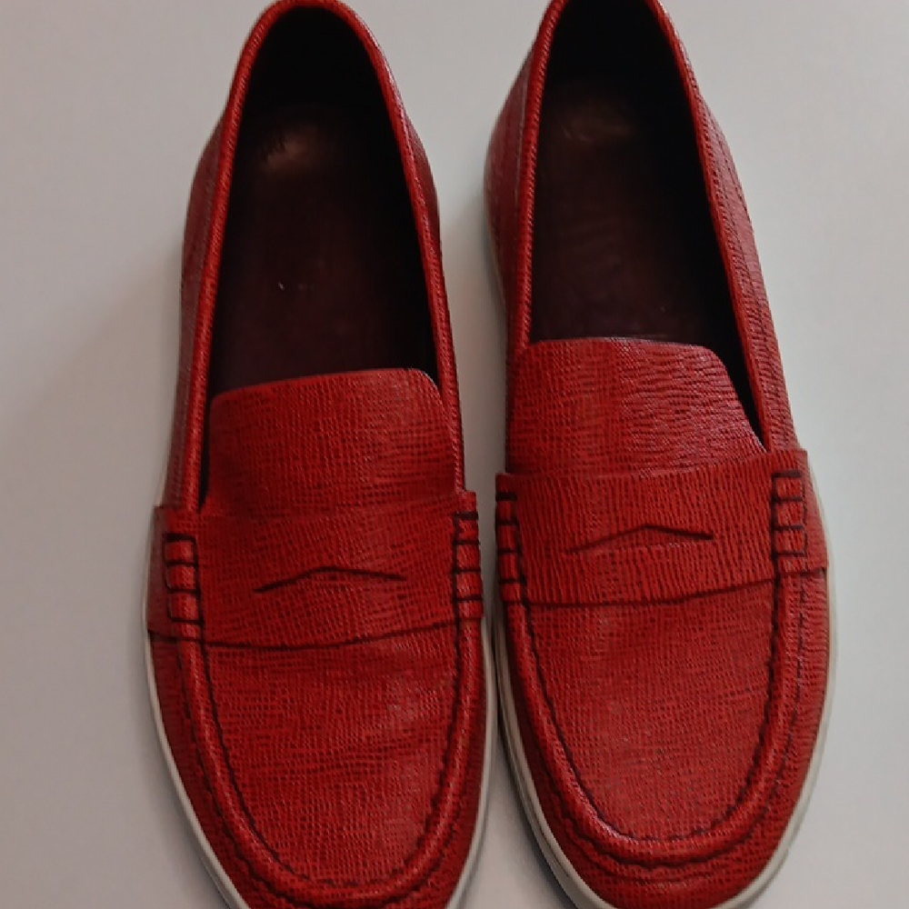 Rag & Bone RED LEATHER LOAFERS